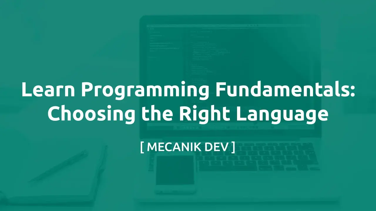 Impara i fondamenti della programmazione: scegliere i linguaggi giusti. Un laptop mostra codice, suggerendo l'esplorazione di diversi linguaggi di programmazione.