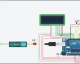 Schema di un circuito con Arduino, display LCD, tastierino numerico e buzzer. Ideale per progetti con Arduino.