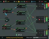 Interfaccia di giochi di programmazione con nodi e schemi decisionali per ottimizzare il traffico.