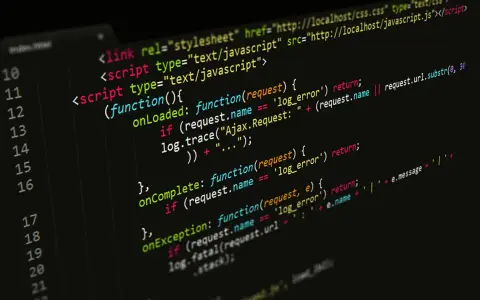 Codice sorgente JavaScript con evidenziazione sintattica, ideale per un corso JavaScript.