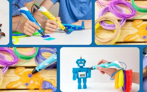 Creare oggetti con la penna 3D: farfalle, alberi, robot e pupazzi di neve. Infinite cose da fare con la penna 3D!