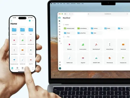 Gestisci i tuoi file con pCloud, il tuo spazio cloud gratis. Organizza foto, documenti e altro ancora su smartphone e laptop.