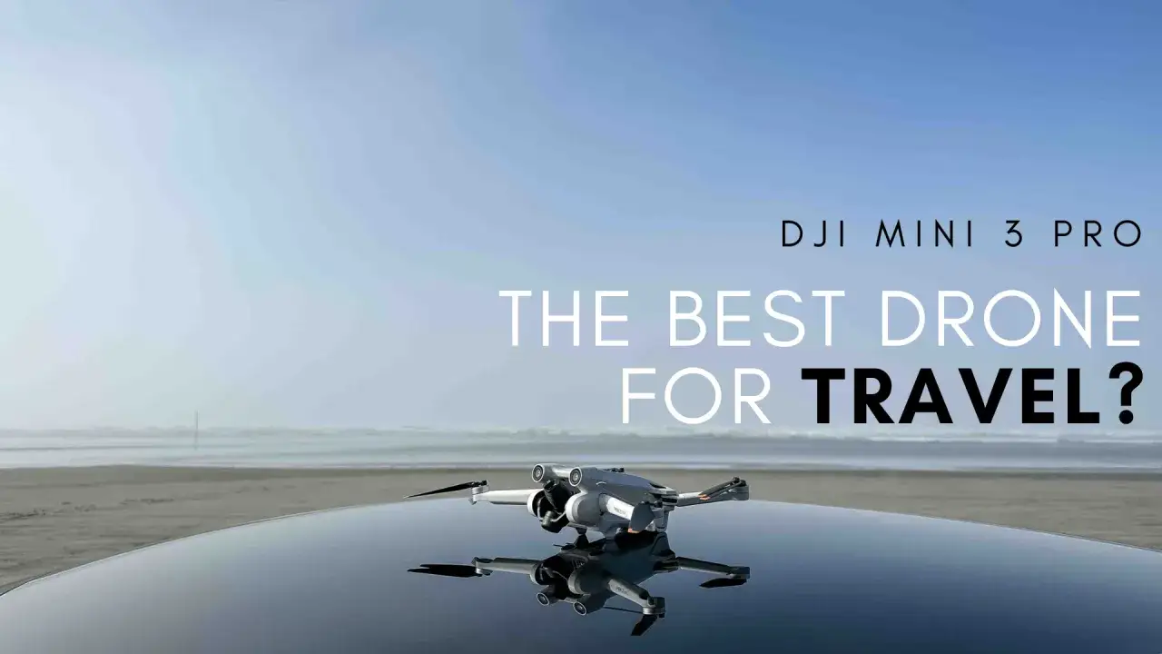 DJI Mini 3 Pro: le sue caratteristiche lo rendono il drone ideale per i viaggi? Un drone compatto sulla spiaggia.